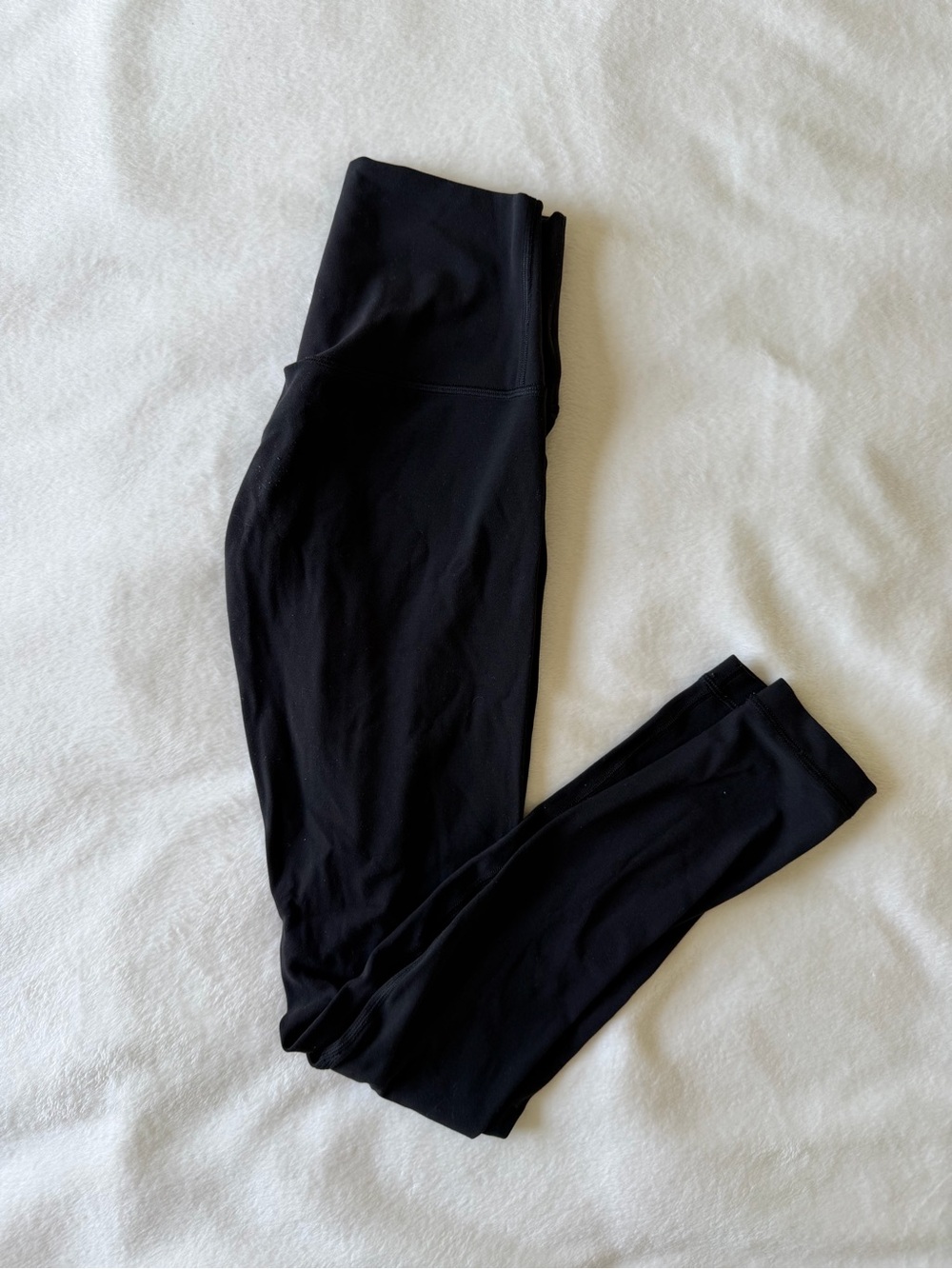 lululemon Black Athletic Leggings with Tag Detail